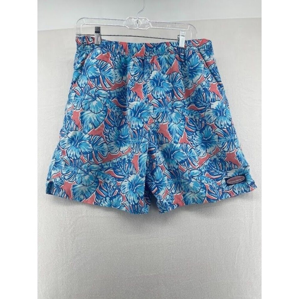 Vineyard Vines Men's Size‎ Large Swim Trunks Floral Tropical Lined